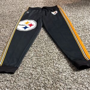 NFL team apparel-Pittsburgh Steelers Polyfleece Jogger Pant - Women’s small